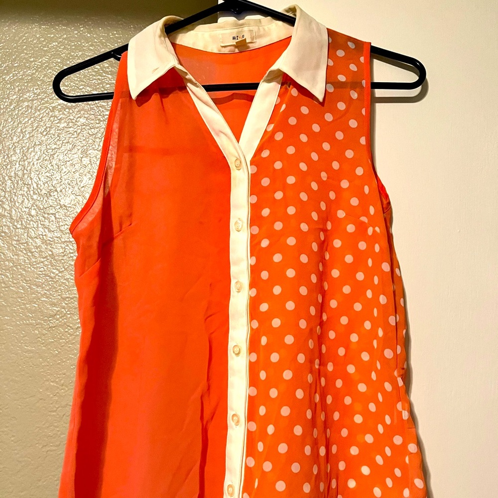 Tank top button up
